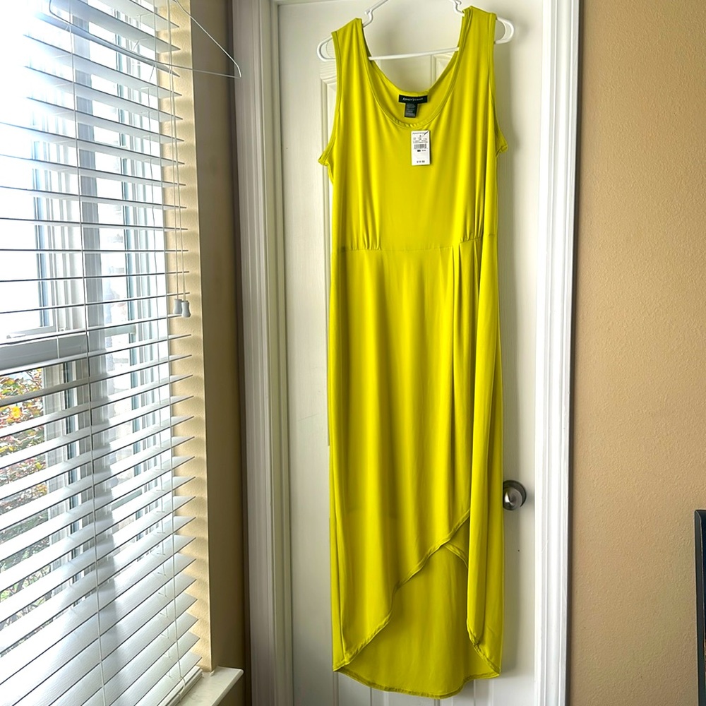 Ashley Stewart size 14/16 neon green dress